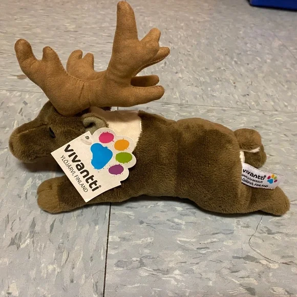 Authentic Finnish Reindeer Plush Stuff Animal - Picture 1 of 3